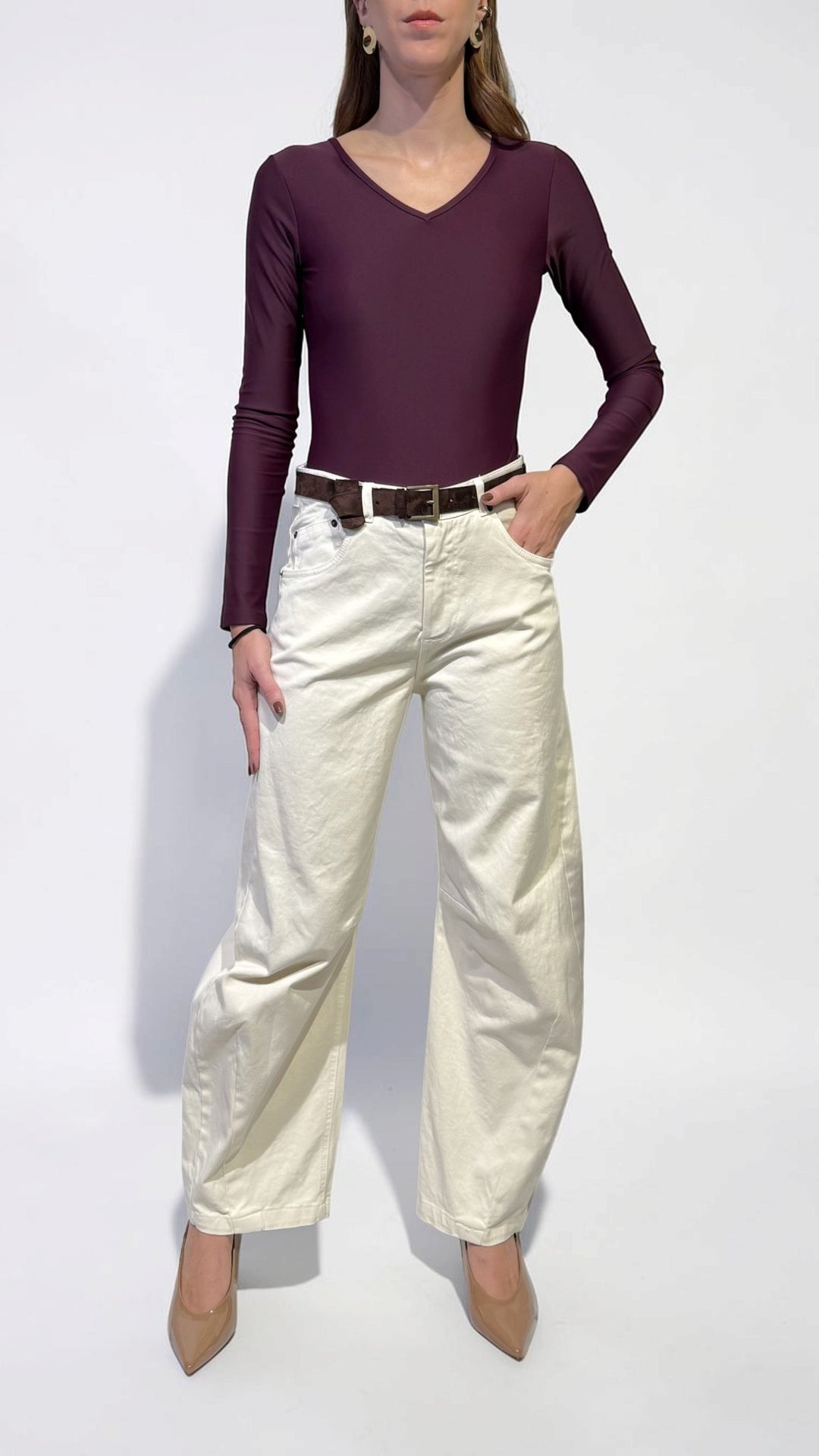 TENSIONE IN - PANTALONE DENIM BALOON