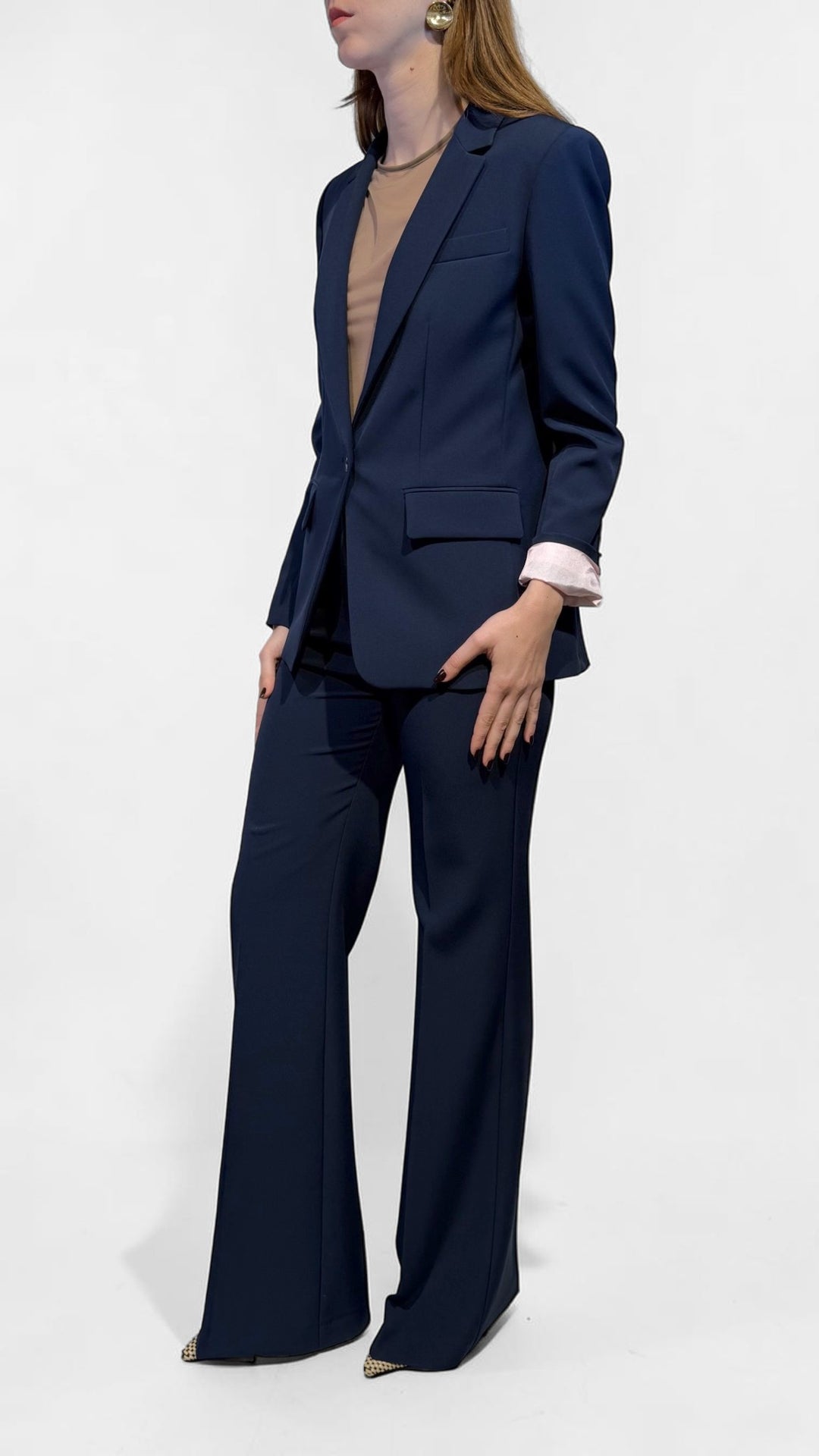 L'ARMADIO DI LULÙ -  COMPLETO MONOPETTO PANTA FLARE