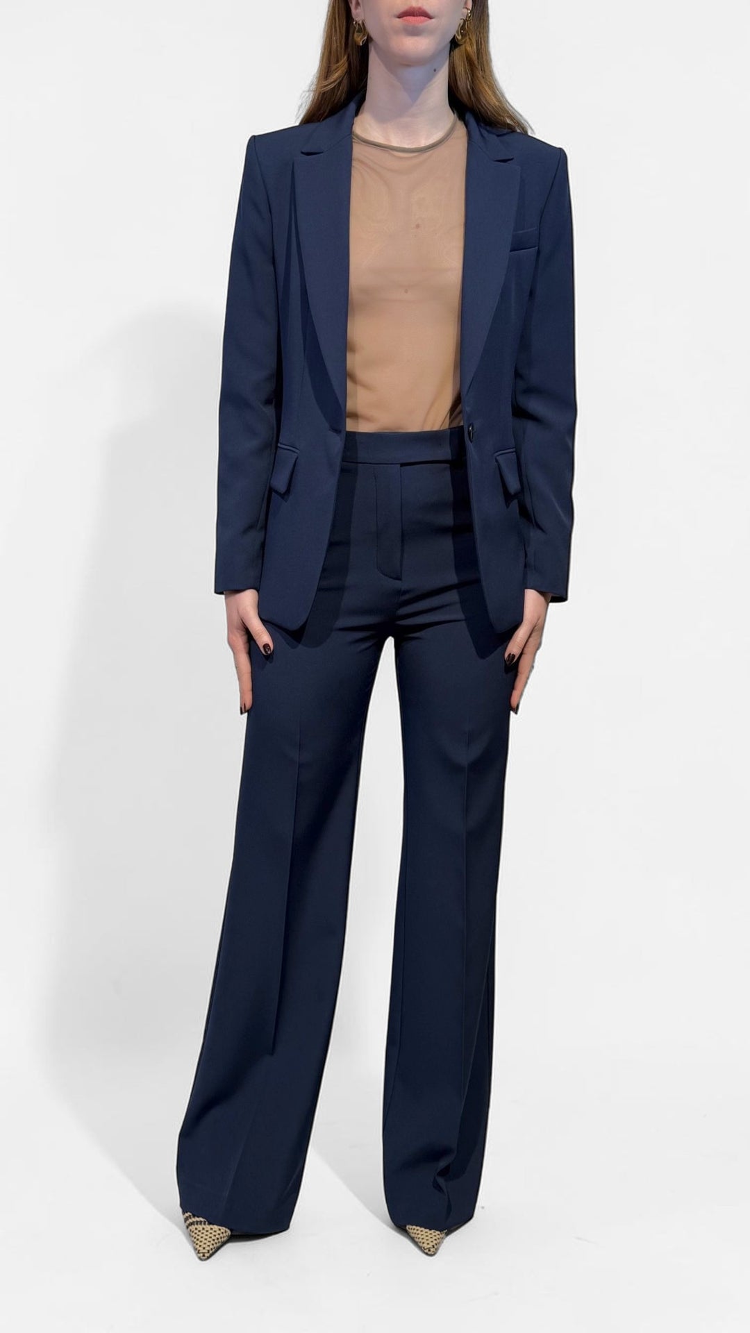 L'ARMADIO DI LULÙ -  COMPLETO MONOPETTO PANTA FLARE