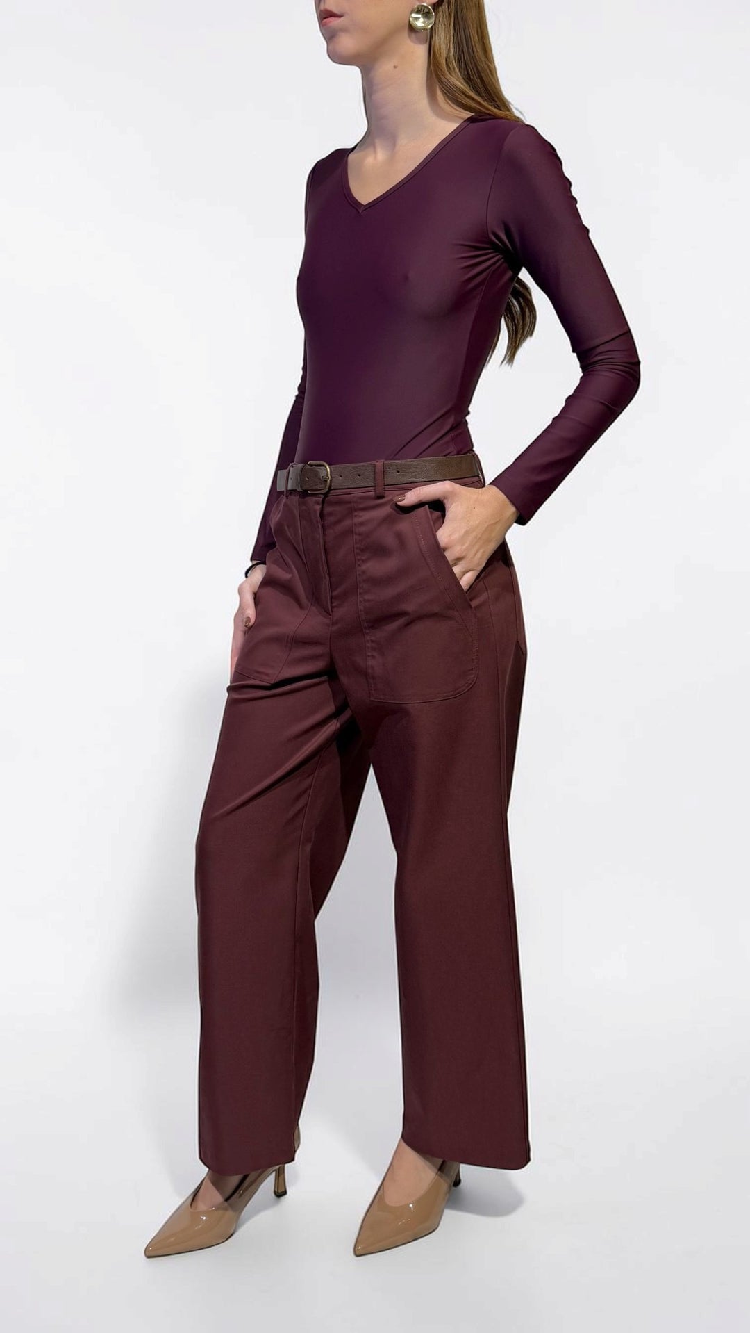 TENSIONE IN - PANTALONE DRITTO CON TASCONI