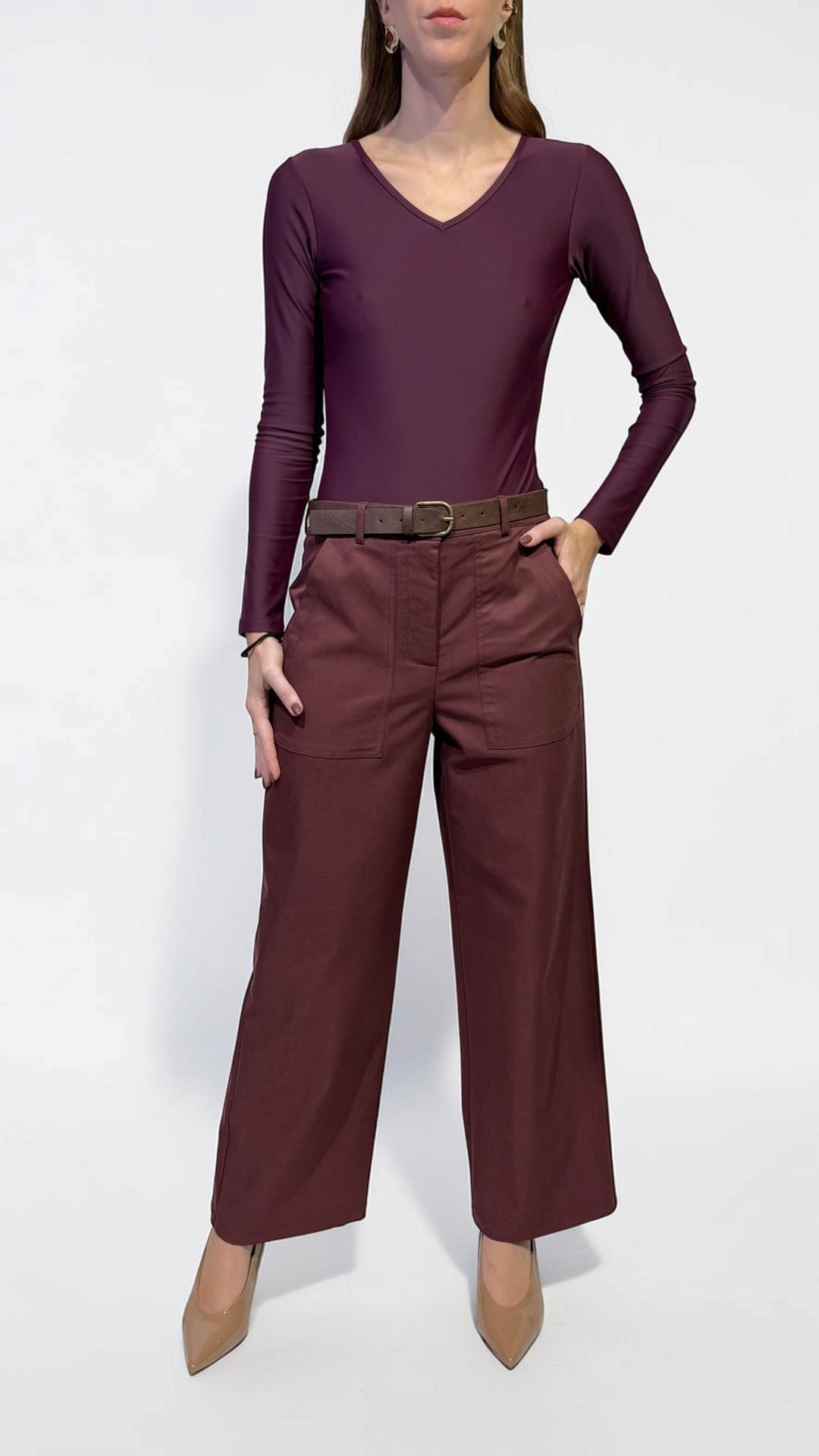 TENSIONE IN - PANTALONE DRITTO CON TASCONI