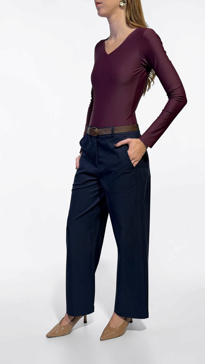TENSIONE IN - PANTALONE DRITTO CON TASCONI