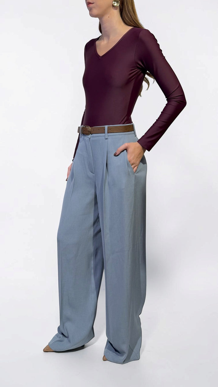 TENSIONE IN - PANTALONE FLUIDO CON PINCES