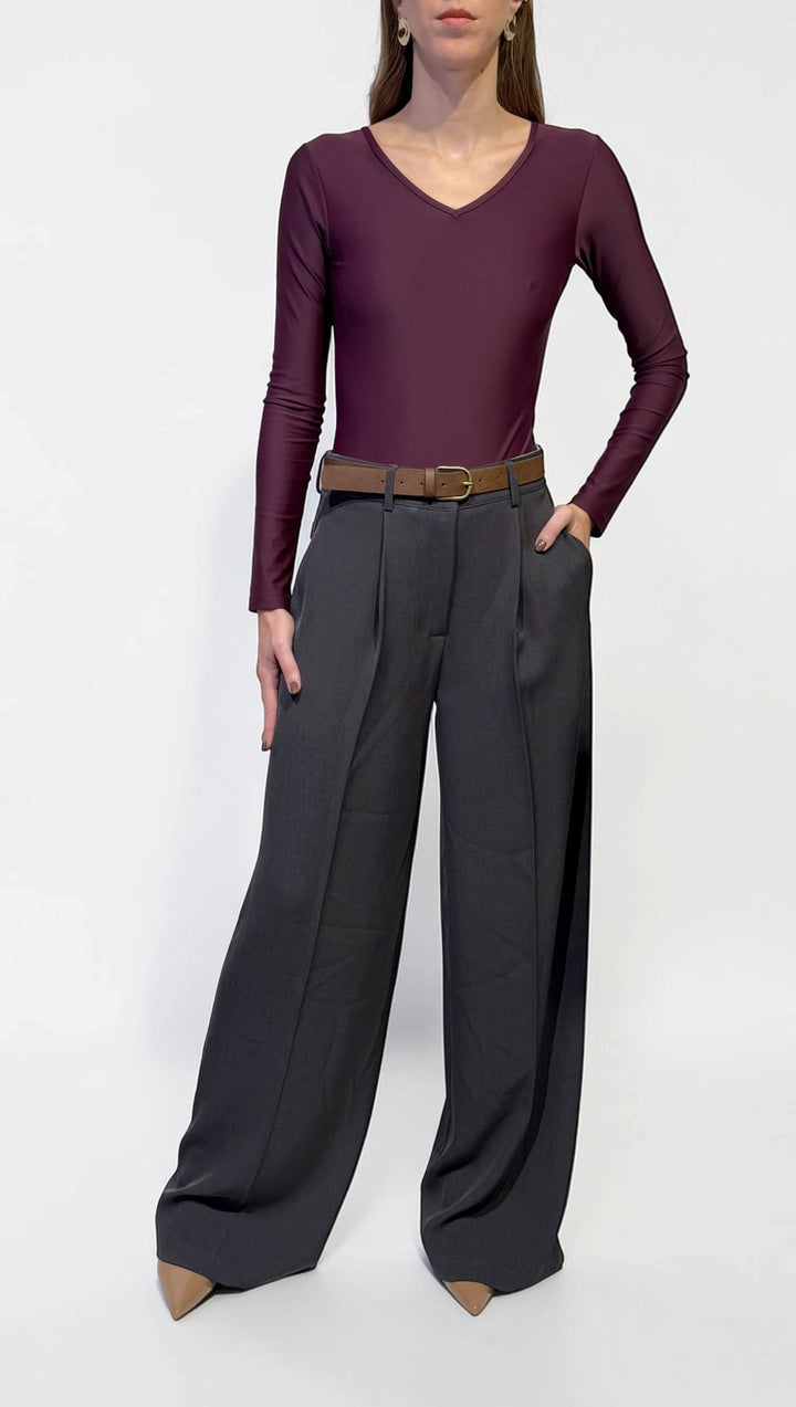 TENSIONE IN - PANTALONE FLUIDO CON PINCES