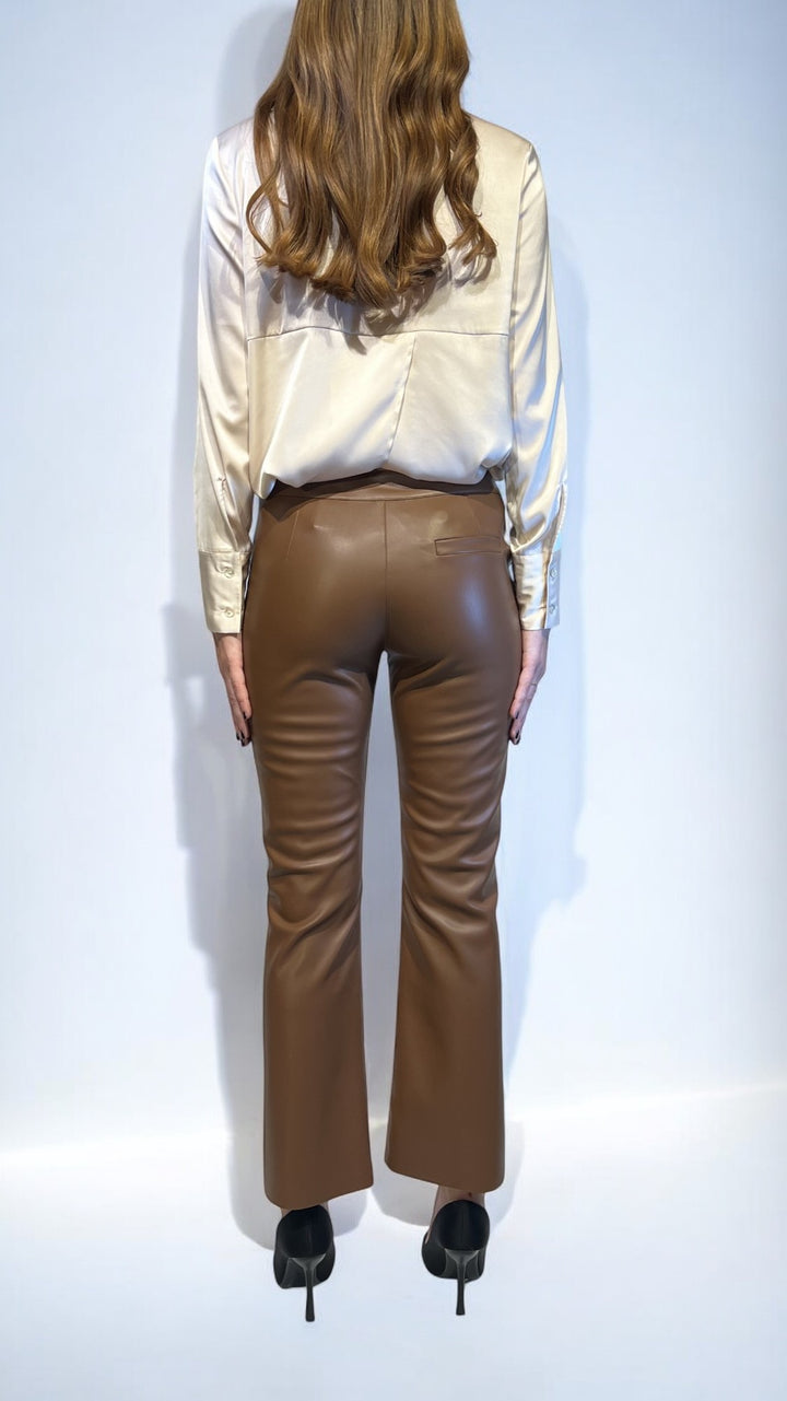 GATTINONI -  PANTALONI ZAMPETTA ECOPELLE