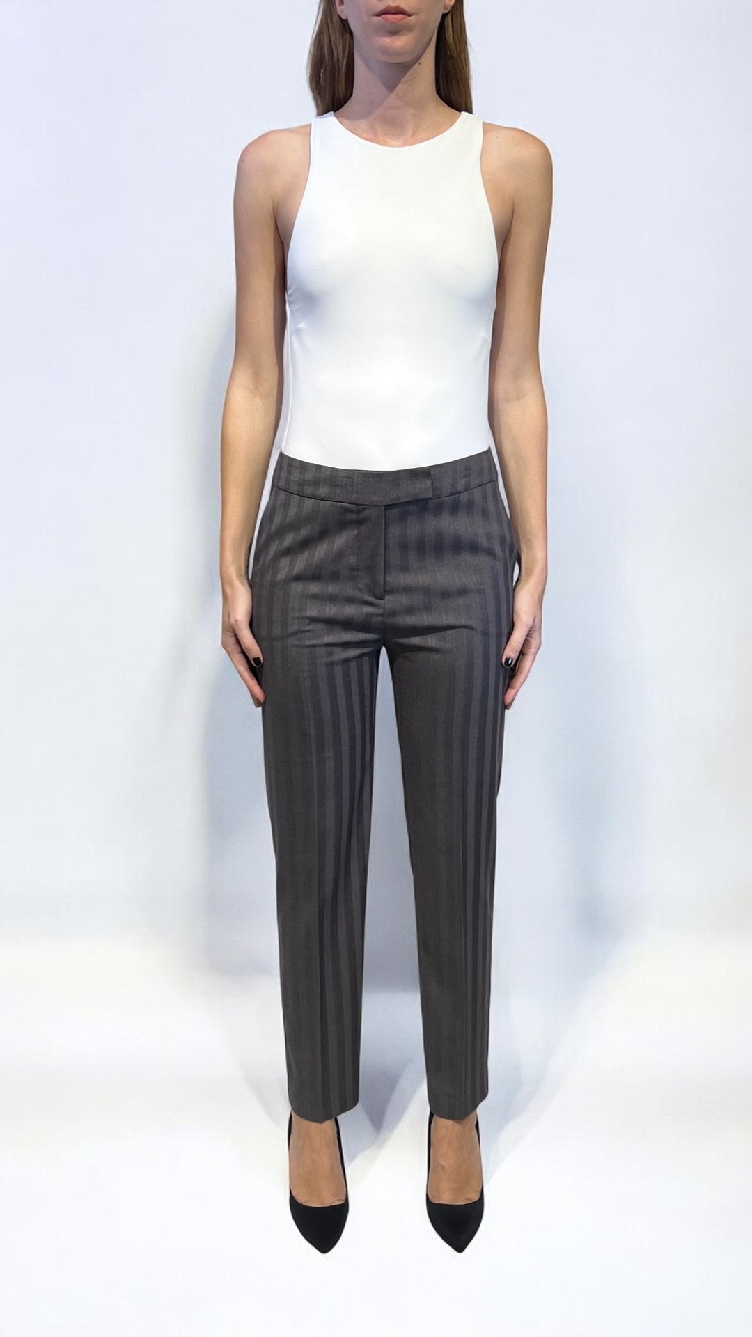 GATTINONI -  PANTALONI SIGARETTA GESSATI