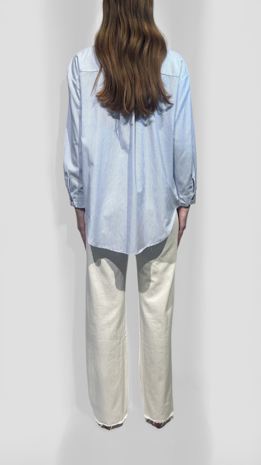 KONTATTO - CAMICIA IN POPELINE RICAMATA