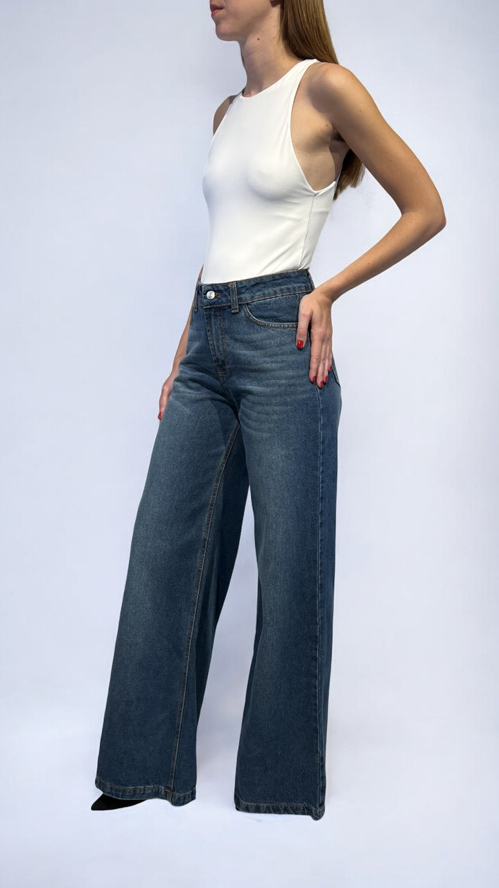 KONTATTO - JEANS FLARE VITA ALTA