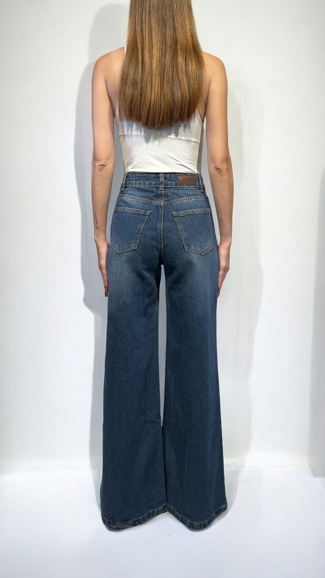 KONTATTO - JEANS FLARE VITA ALTA