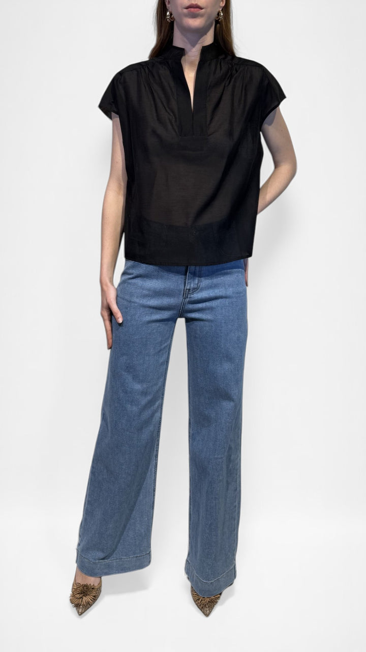 L'ARMADIO DI LULÙ - BLUSA COLLO COREANA