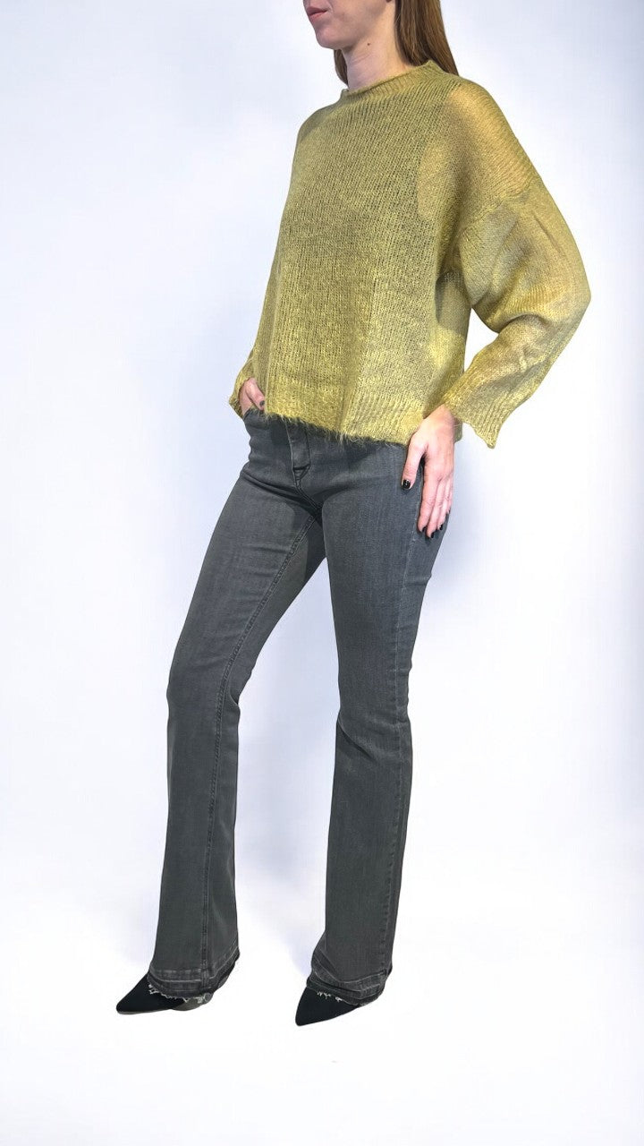 L'ARMADIO DI LULÙ -  PULLOVER GIROCOLLO MOHAIR