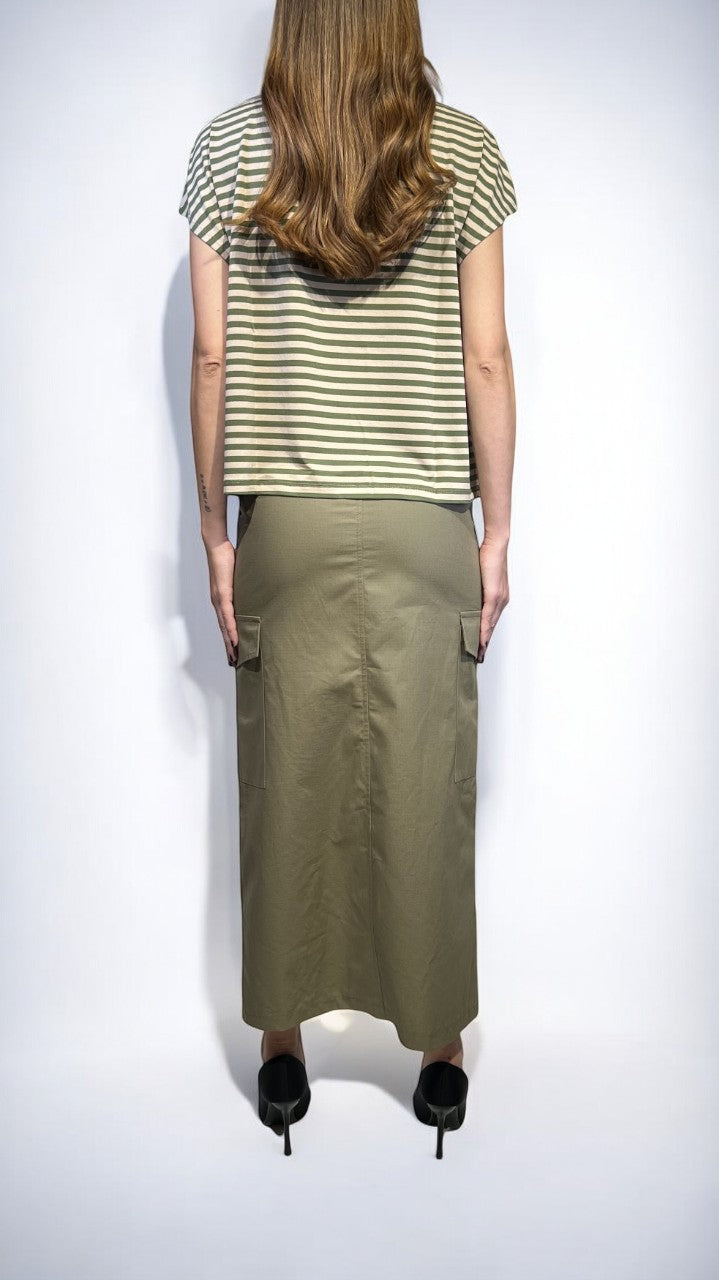 L'ARMADIO DI LULÙ -  T-SHIRT RIGHE LUREX