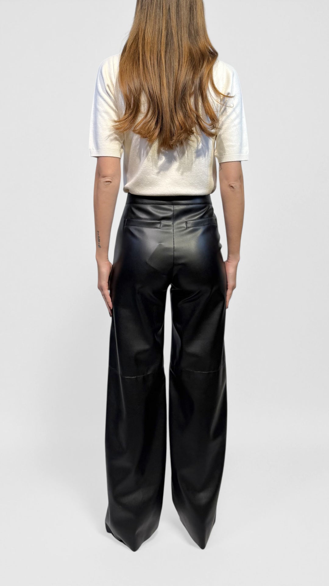 L'ARMADIO DI LULÙ - PANTALONI PALAZZO ECOPELLE