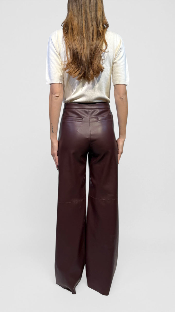 L'ARMADIO DI LULÙ - PANTALONI PALAZZO ECOPELLE