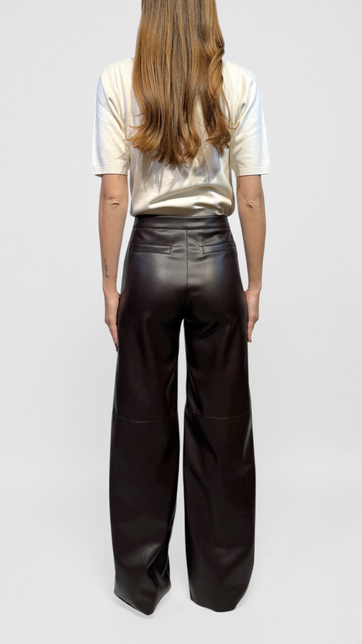 L'ARMADIO DI LULÙ - PANTALONI PALAZZO ECOPELLE