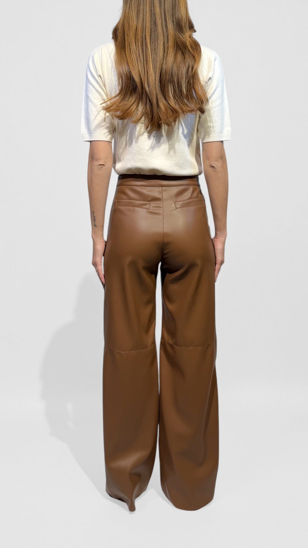 L'ARMADIO DI LULÙ - PANTALONI PALAZZO ECOPELLE