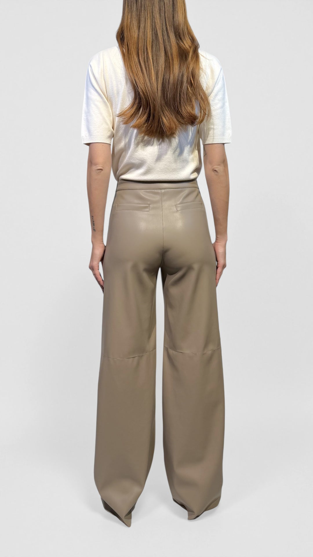 L'ARMADIO DI LULÙ - PANTALONI PALAZZO ECOPELLE