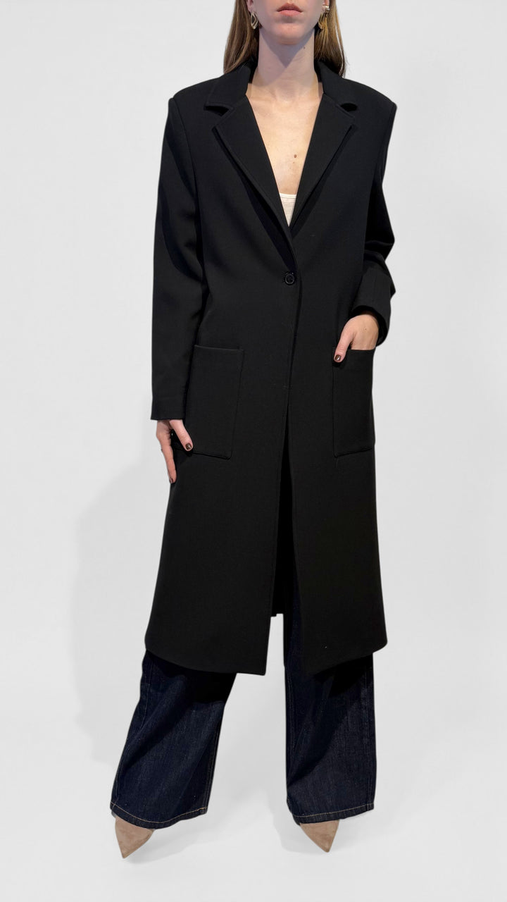 L'ARMADIO DI LULÙ - CAPPOTTO LUNGO CON BOTTONI DIETRO