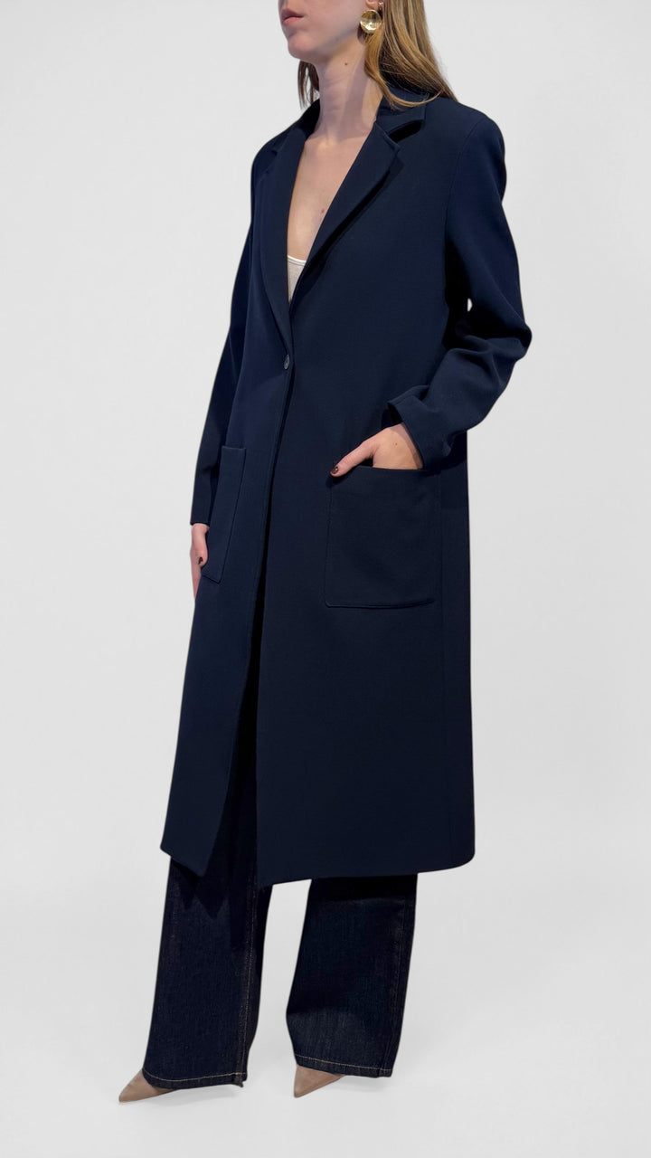 L'ARMADIO DI LULÙ - CAPPOTTO LUNGO CON BOTTONI DIETRO