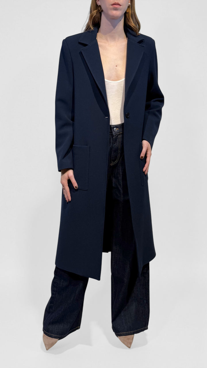 L'ARMADIO DI LULÙ - CAPPOTTO LUNGO CON BOTTONI DIETRO