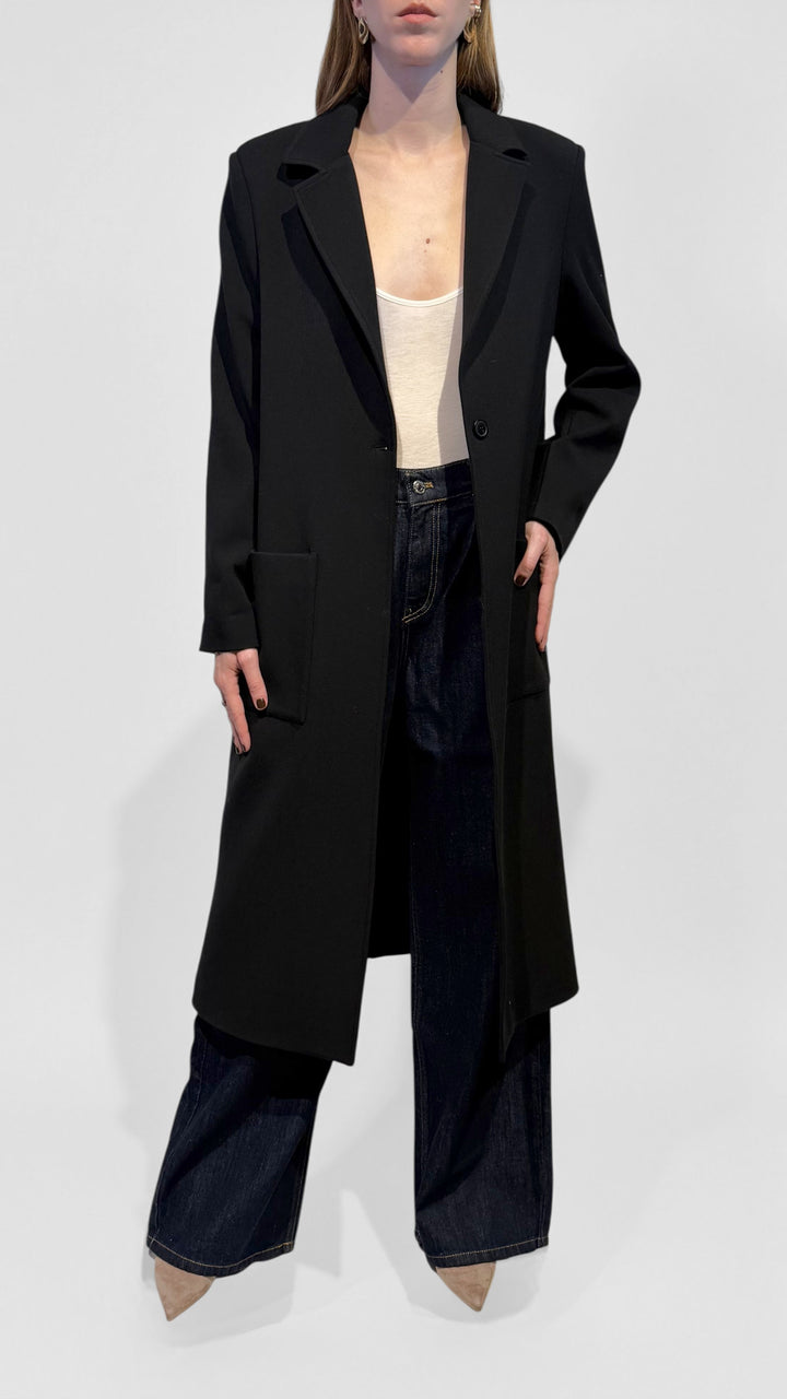 L'ARMADIO DI LULÙ - CAPPOTTO LUNGO CON BOTTONI DIETRO