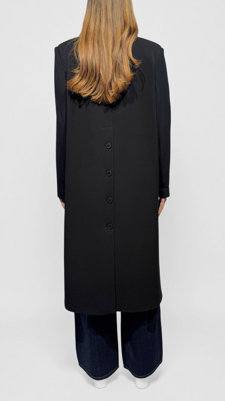 L'ARMADIO DI LULÙ - CAPPOTTO LUNGO CON BOTTONI DIETRO