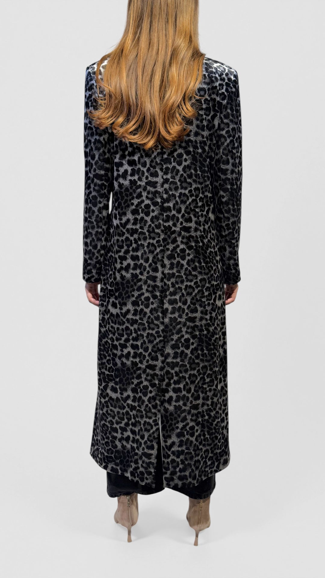 L'ARMADIO DI LULÙ - CAPPOTTO LUNGO IN VELLUTO MACULATO