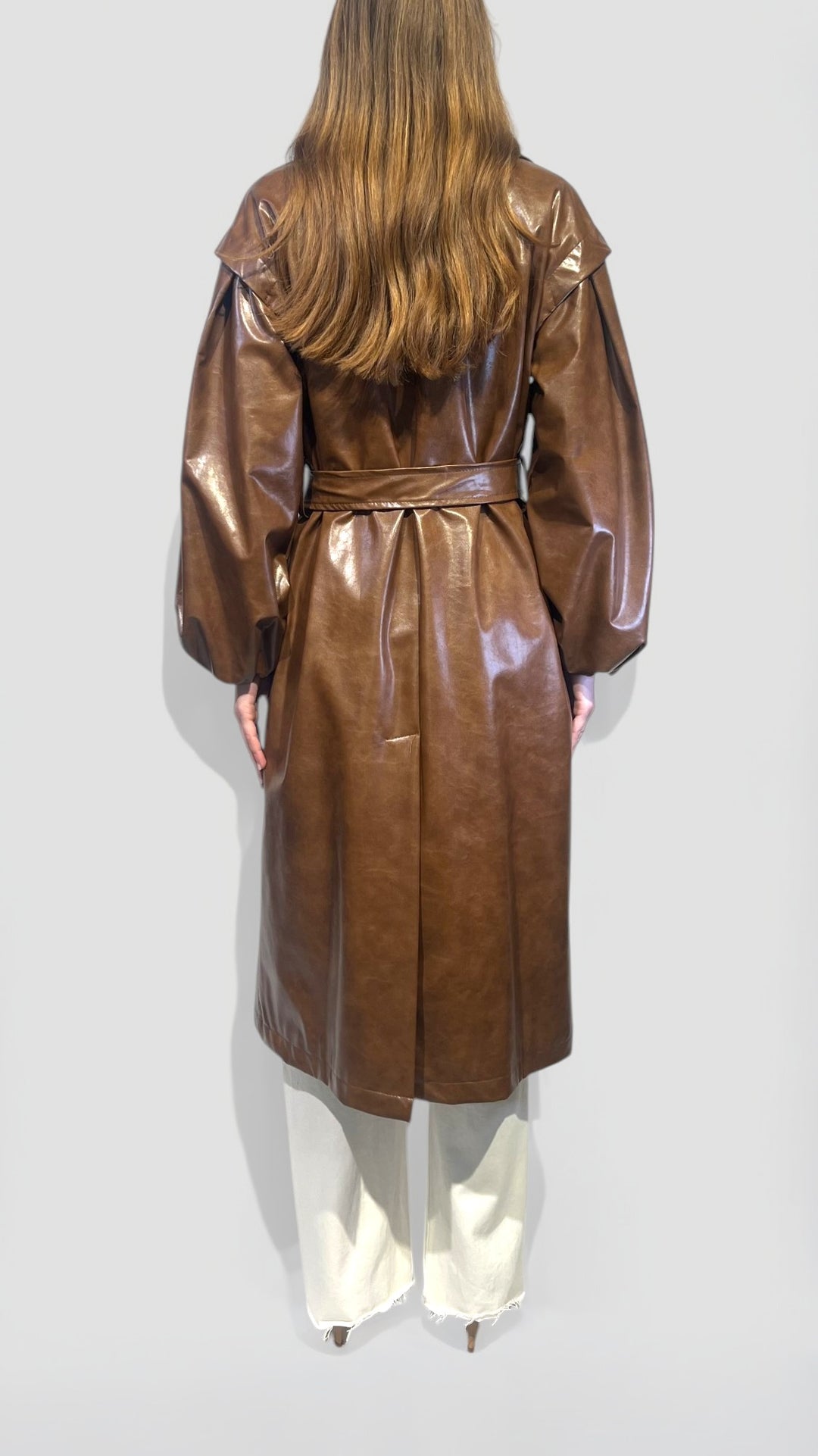 MOTEL - TRENCH MIDI IN ECOPELLE