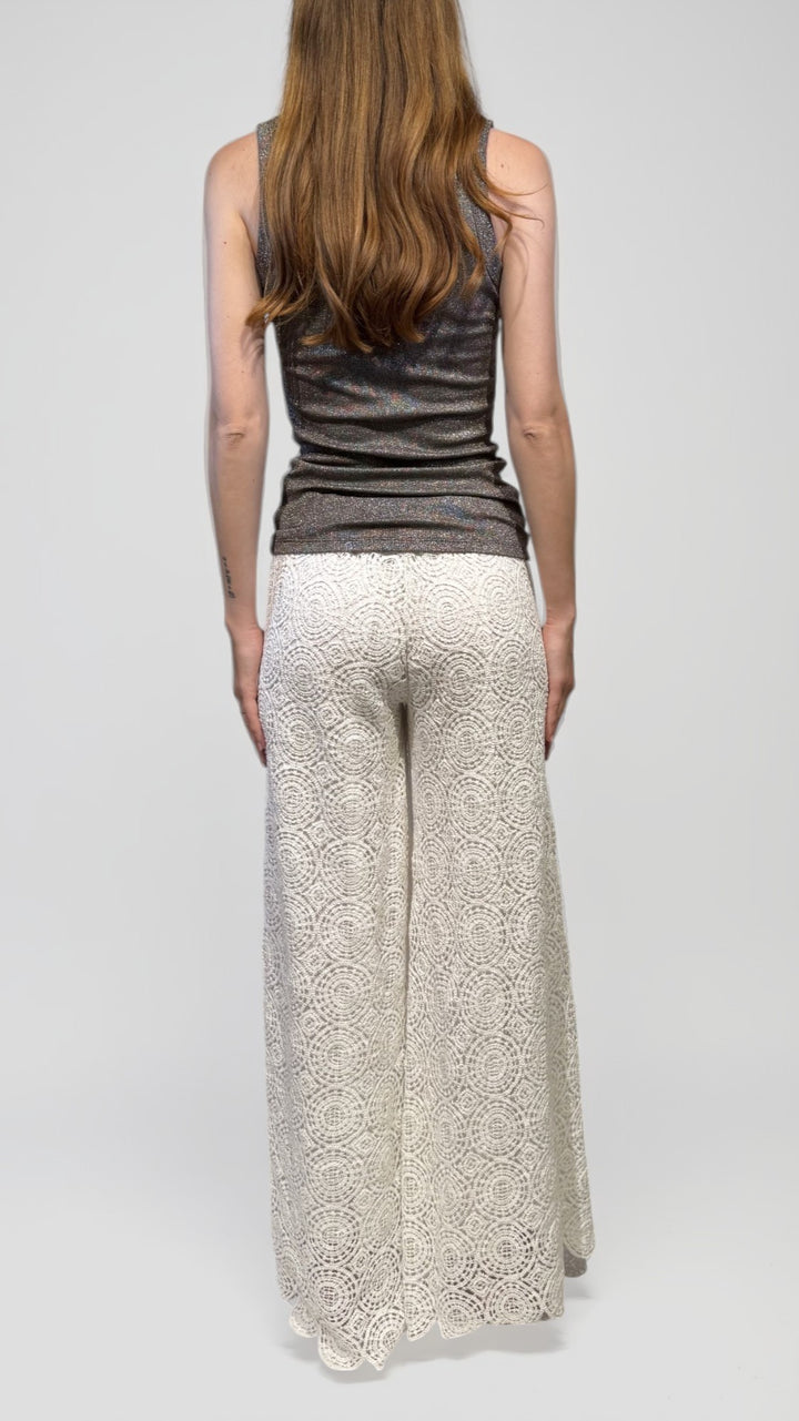 MOTEL - PANTALONE IN PIZZO MACRAME'