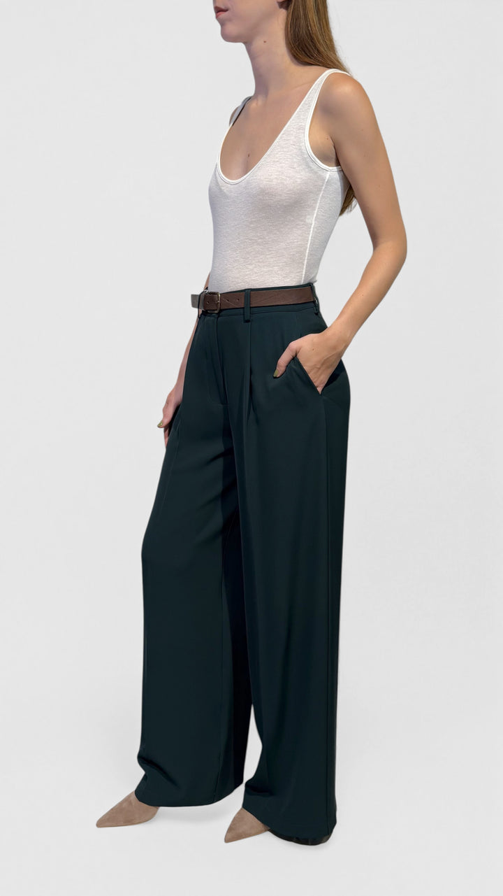 MOTEL -  PANTALONE CON PINCES FLUIDO