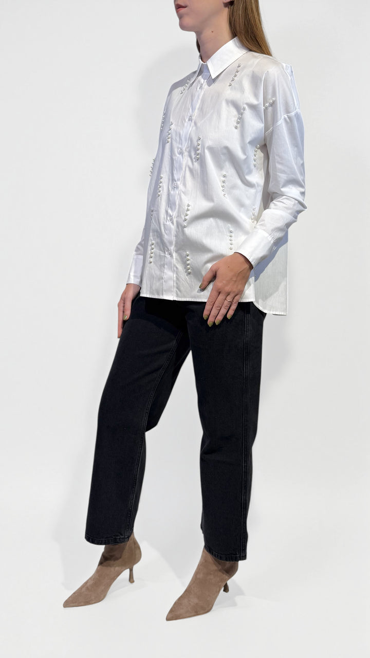 MOTEL -  CAMICIA CON PERLE