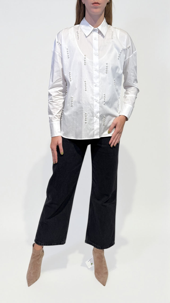MOTEL -  CAMICIA CON PERLE