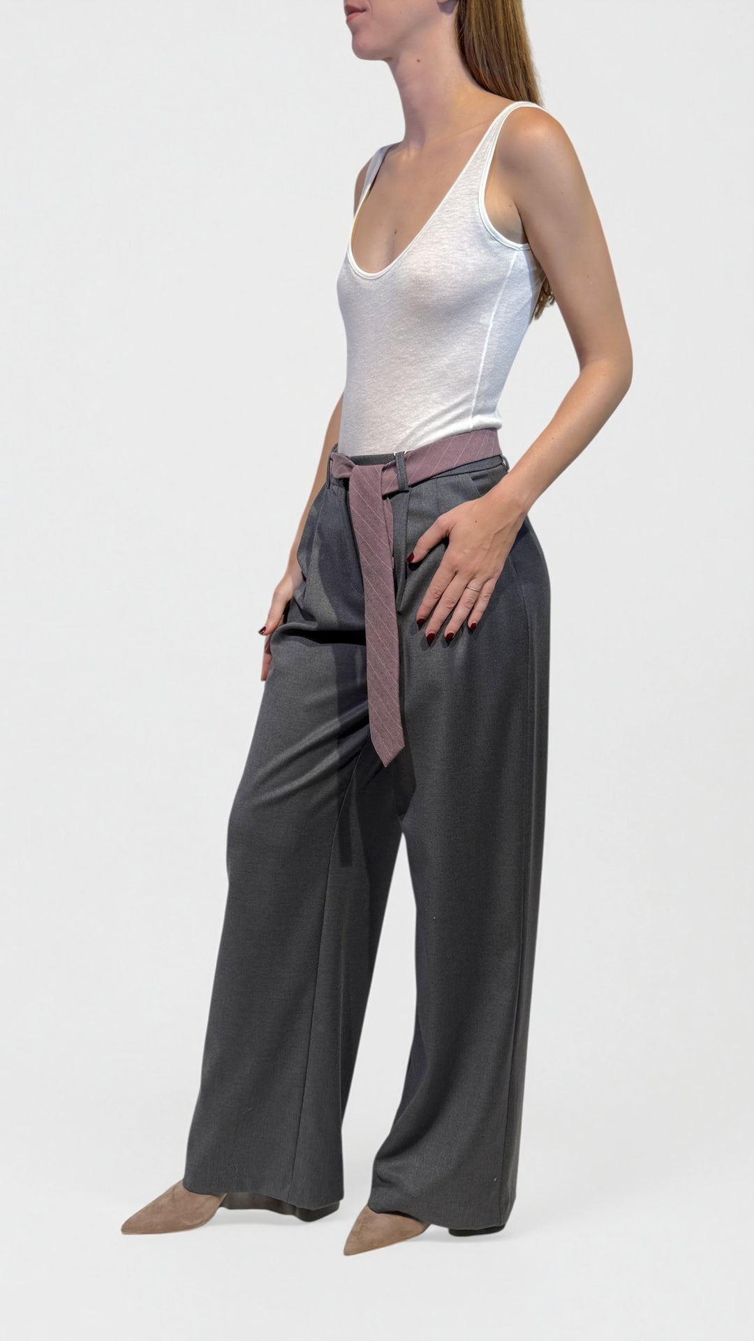 MOTEL -  PANTALONE CON PINCES