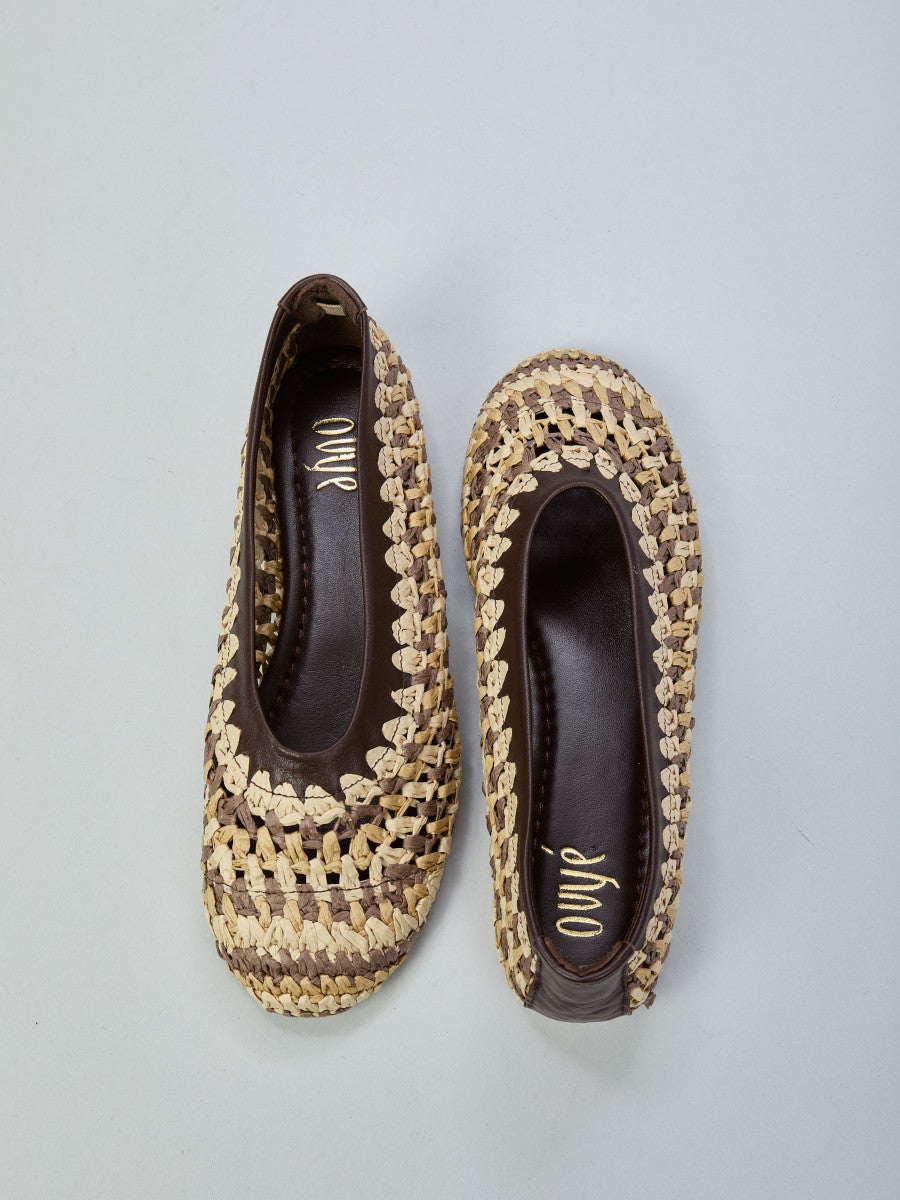 OVYÈ - BALLERINA IN RAFFIA