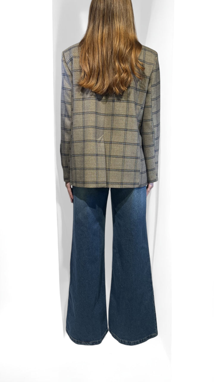 TENSIONE IN - GIACCA DOPPIOPETTO TARTAN