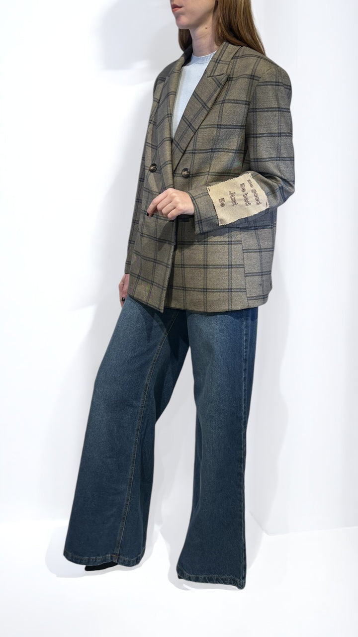 TENSIONE IN - GIACCA DOPPIOPETTO TARTAN