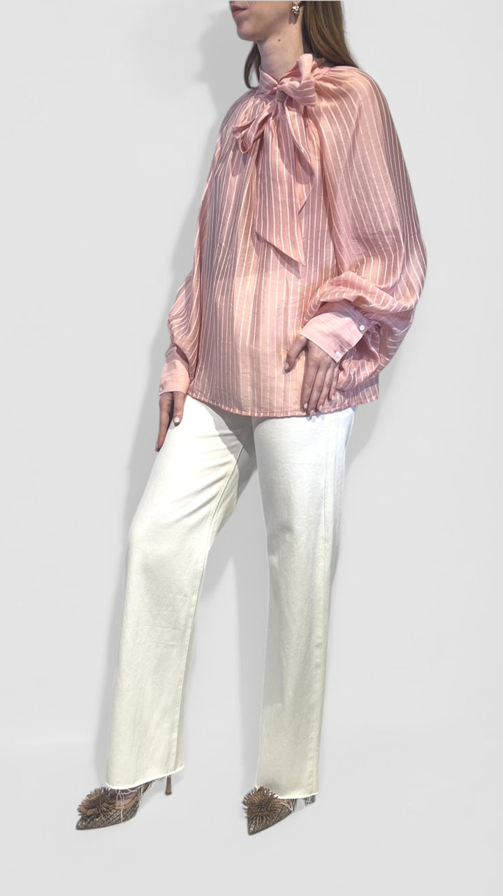 TENSIONE IN - CAMICIA CON MAXI FIOCCO