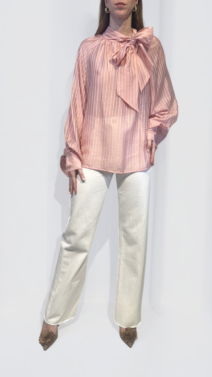 TENSIONE IN - CAMICIA CON MAXI FIOCCO