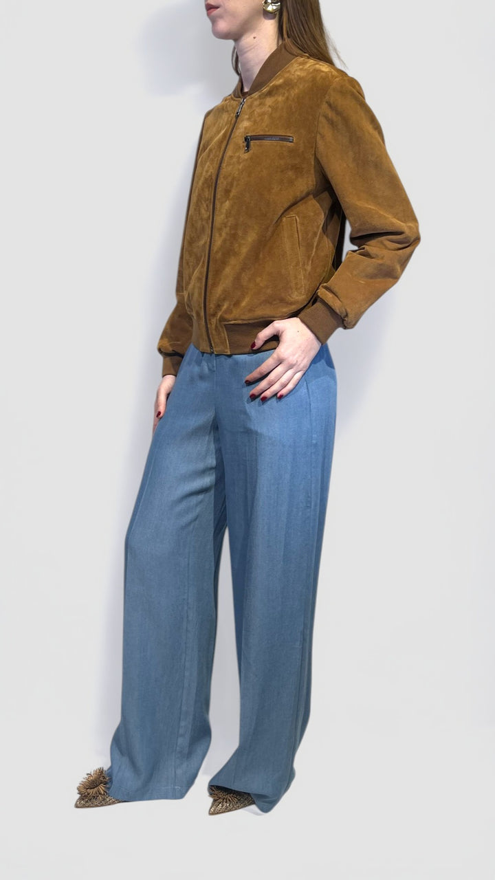 TENSIONE IN - BOMBER IN PELLE