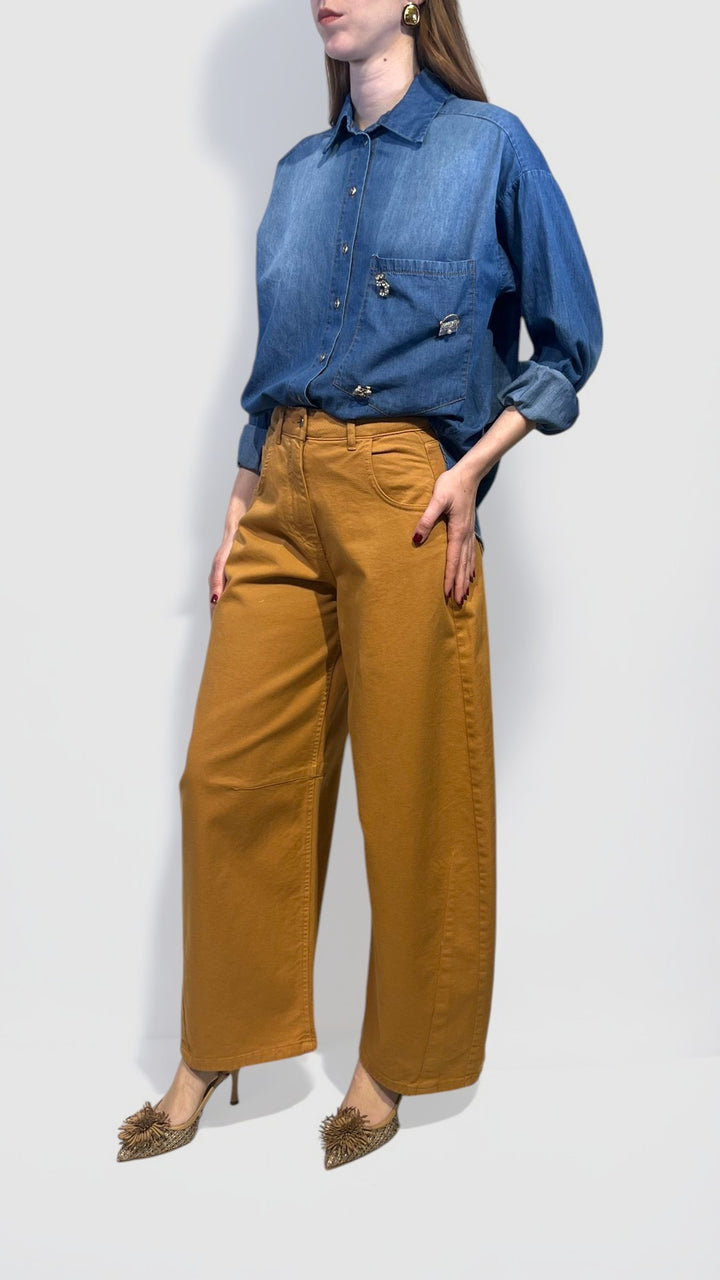 TENSIONE IN - CAMICIA UOMO  IN JEANS
