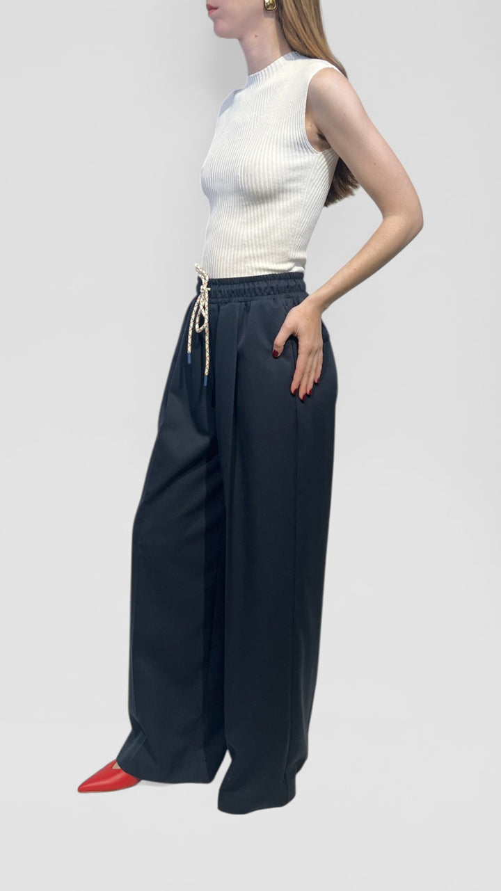 VICOLO - PANTALONE PALAZZO CON COULISSE
