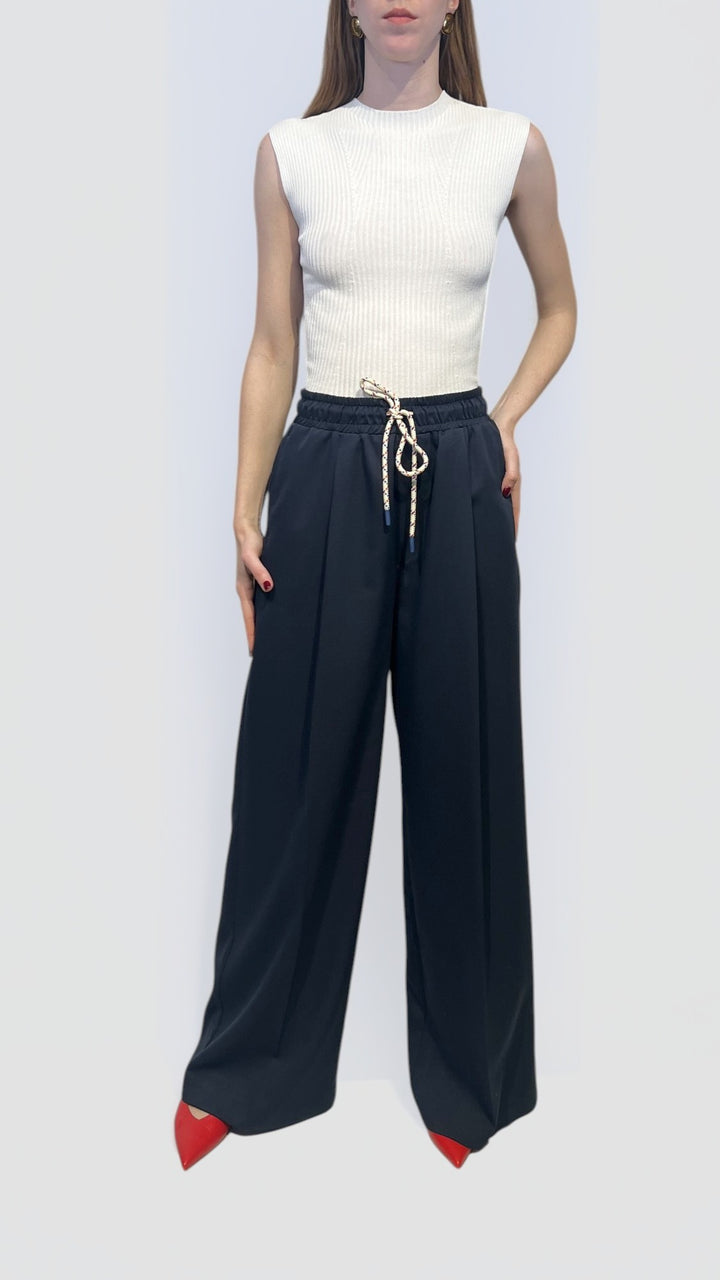 VICOLO - PANTALONE PALAZZO CON COULISSE