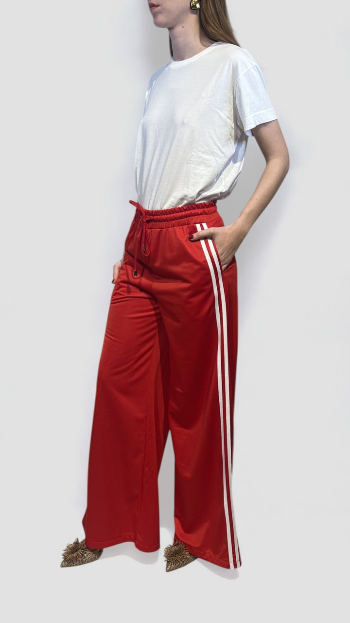 VICOLO - PANTALONE ACETATO CON COULISSE