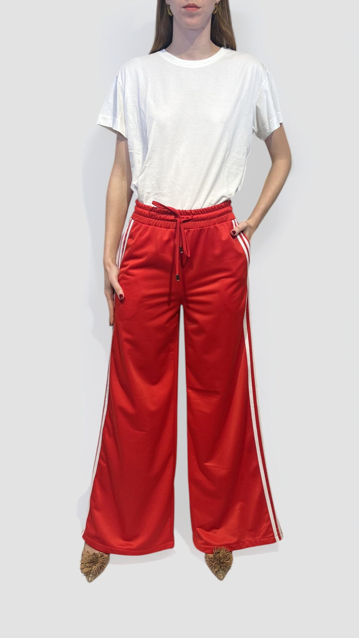 VICOLO - PANTALONE ACETATO CON COULISSE