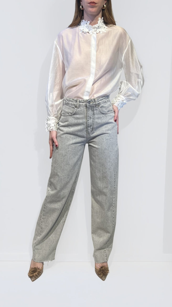 TENSIONE IN - DENIM PALAZZO EFF-FIT