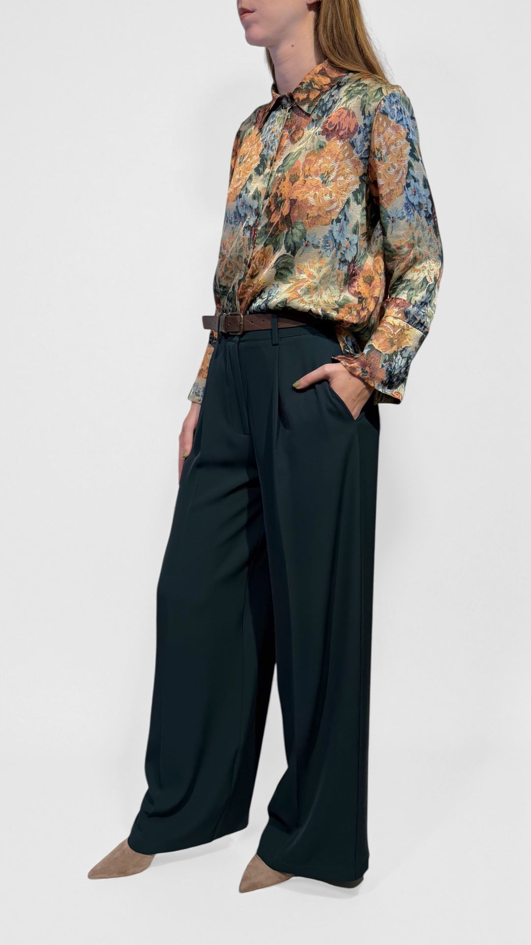 TENSIONE IN - CAMICIA EFFETTO PUNTO CROCE