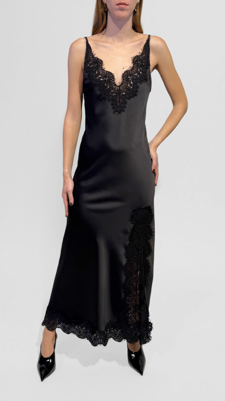 TENSIONE IN -  ABITO SOTTOVESTE CON PIZZO