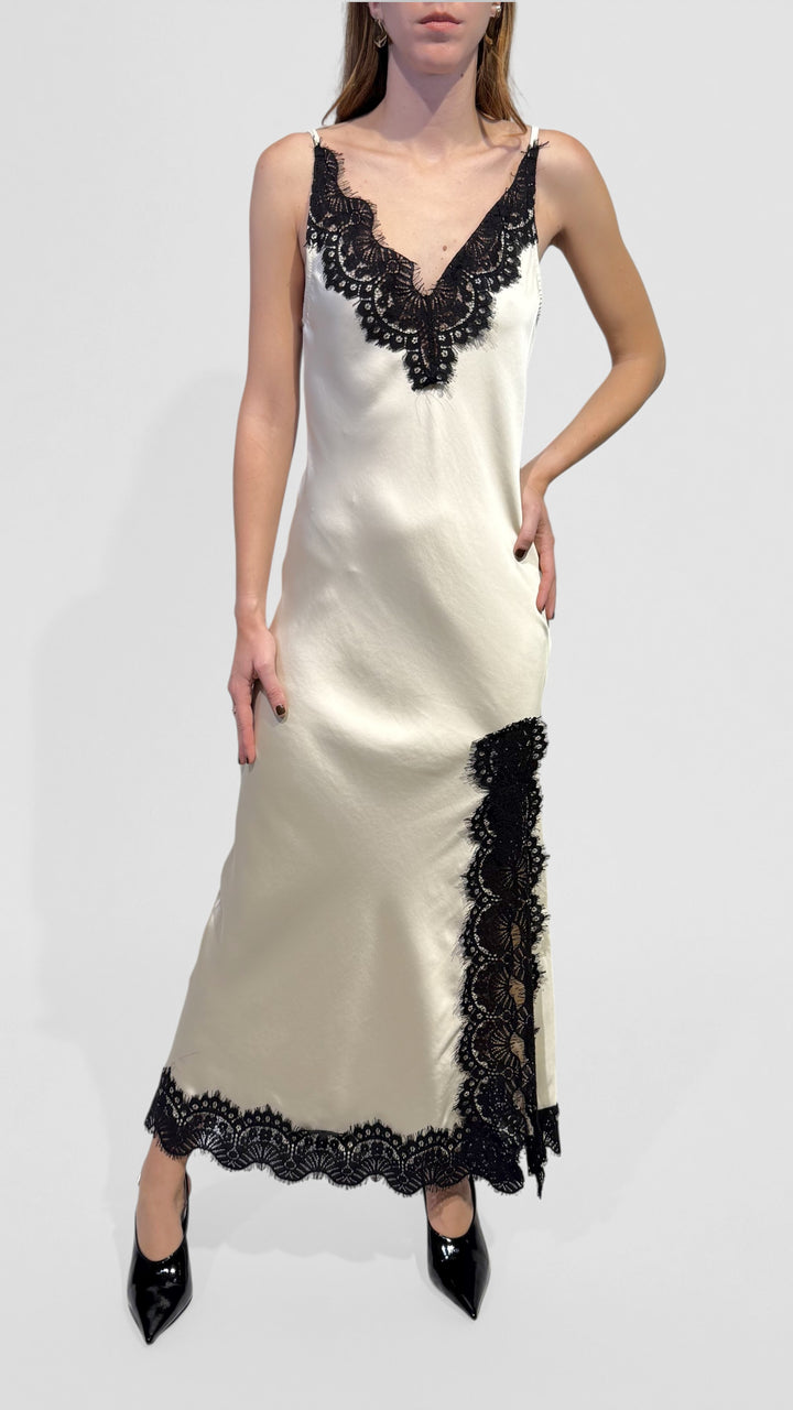 TENSIONE IN -  ABITO SOTTOVESTE CON PIZZO