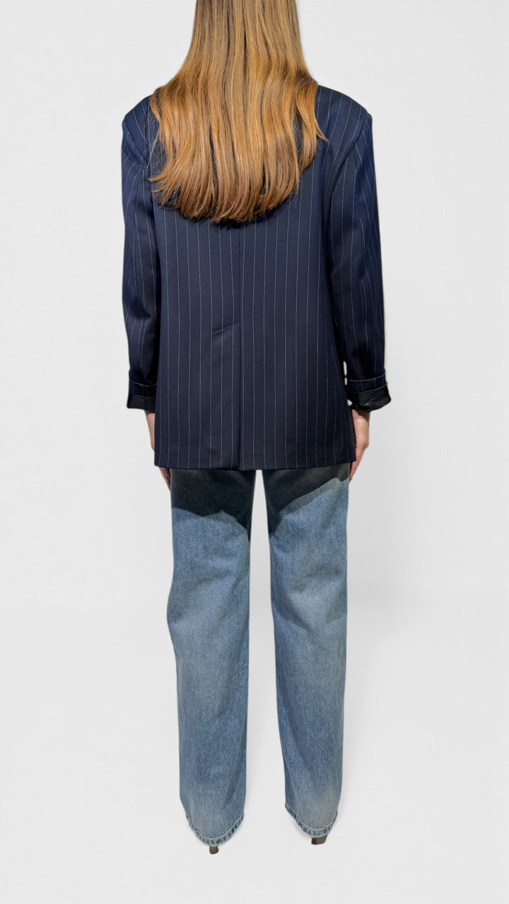TENSIONE IN - BLAZER GESSATO CON BORCHIE