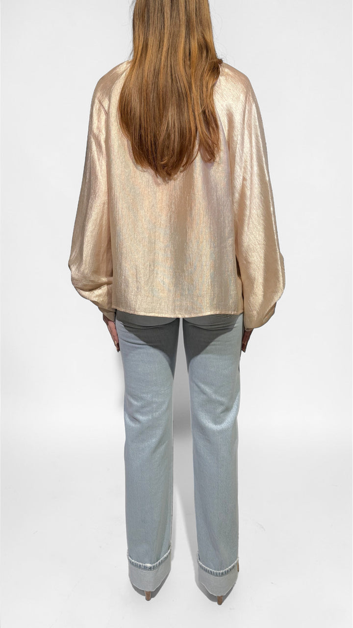 TENSIONE IN - CAMICIA AMPIA MAXI FIOCCO